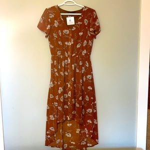 Mikarose High-Low Chiffon Dress